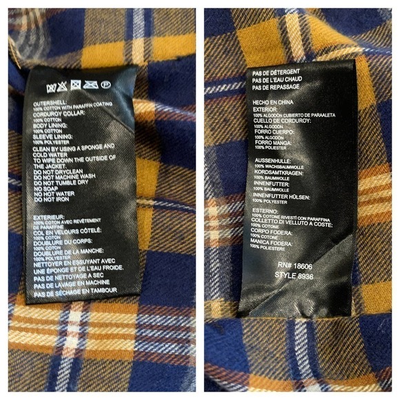 Schott NYC Waxed Cotton Jacket (2XL) - Picture 6 of 6